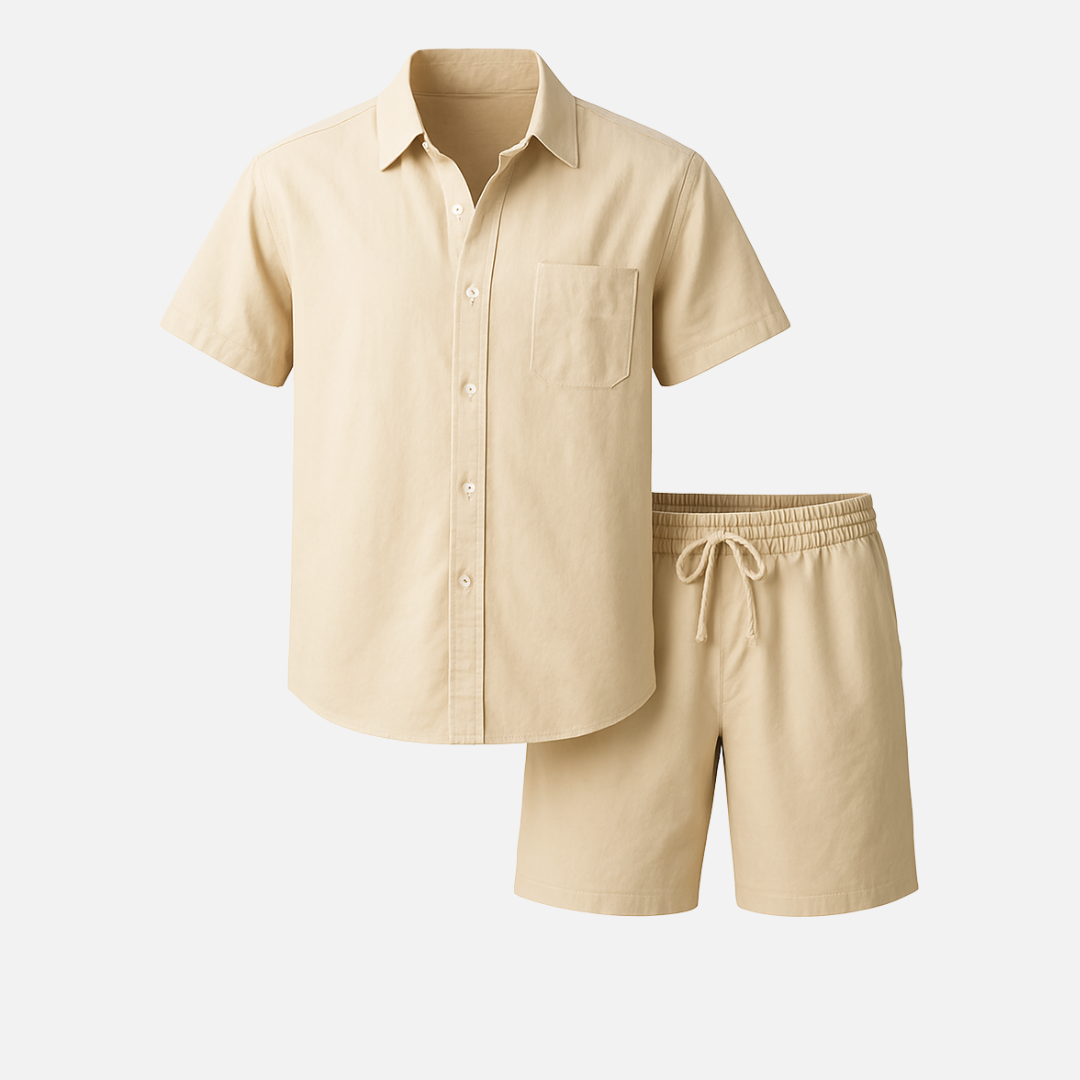 Capri Summer Shirt & Shorts Set