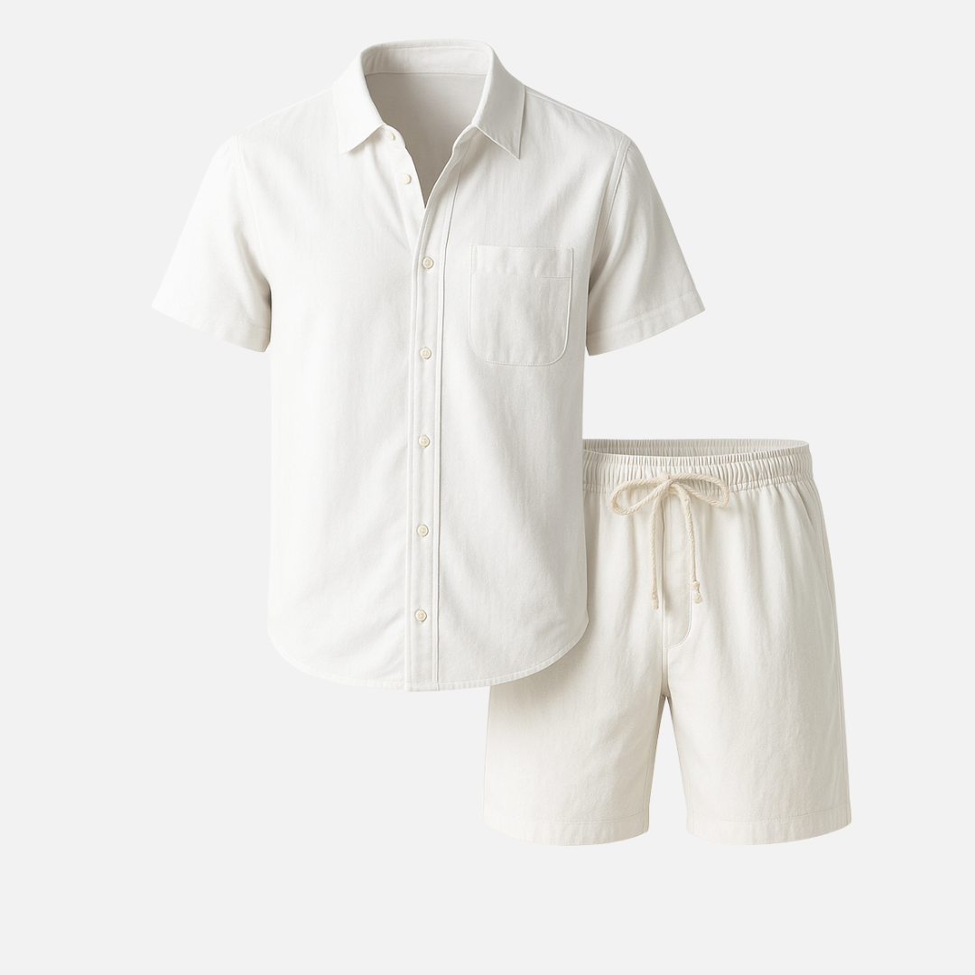 Capri Summer Shirt & Shorts Set