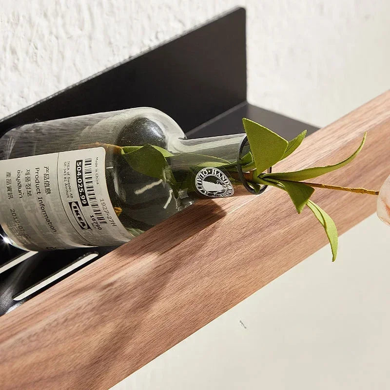 OakSteel Punch-Free Bathroom Rack