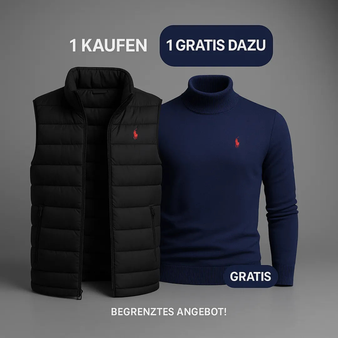 Premium Weste + Gratis Pullover [RÄUMUNGSVERKAUF]